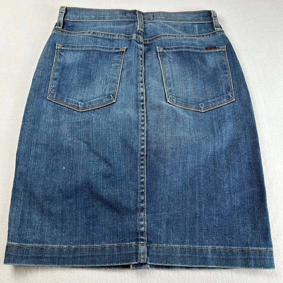 Fidelity Denim Collette High Cigarette Jean Pencil Skirt Multi Button‎ Size 26 - Picture 5 of 8